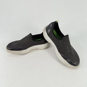 OOFOS Womens Sz 8 M Black OOmg 2 Huali Low Recovery Shoes eeZee Slip On Stretch